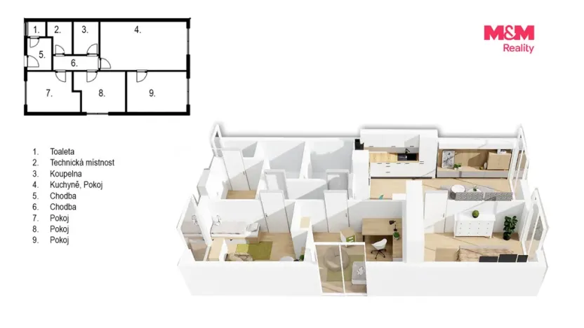 Prodej rodinného domu, Podlešín, 78 m2