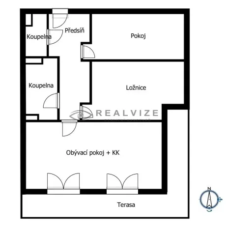 Pronájem bytu 3+kk, České Budějovice, Čakovská, 84 m2