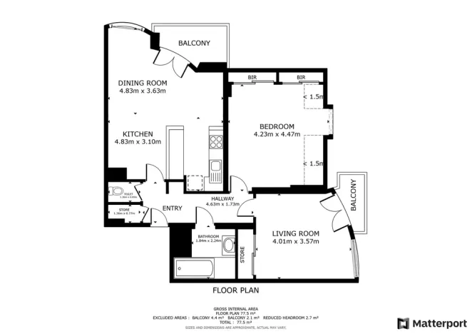 Pronájem bytu 3+kk, Rudná, Hořelické náměstí, 74 m2