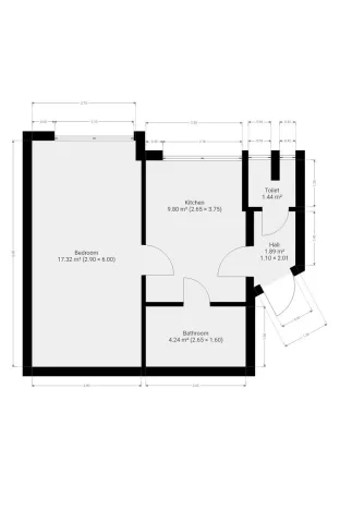 Pronájem bytu 1+1, Praha - Libeň, U libeňského pivovaru, 35 m2