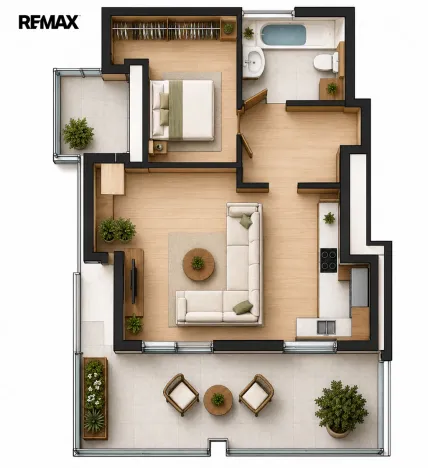 Pronájem bytu 2+kk, Hradec Králové - Nový Hradec Králové, Rybova, 62 m2