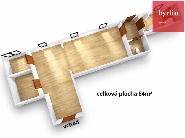 Pronájem obchodního prostoru, Krnov, nám. Minoritů, 84 m2
