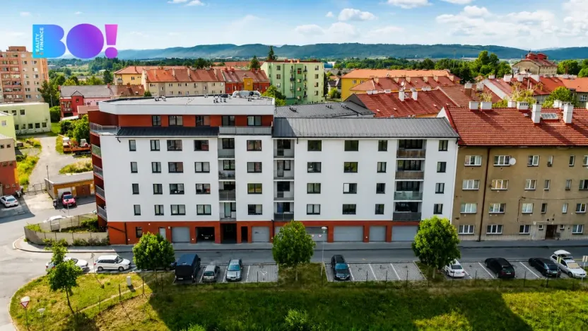 Pronájem bytu 2+kk, Hranice, Jiřího z Poděbrad, 44 m2