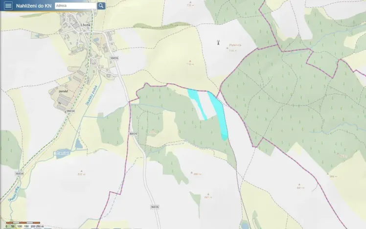 Prodej pole, Lísek - Lhota, 25880 m2