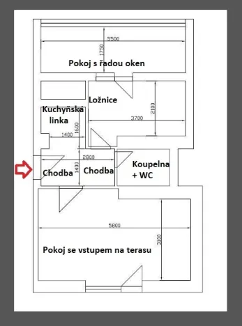 Pronájem bytu 3+kk, Praha, Ve struhách, 58 m2