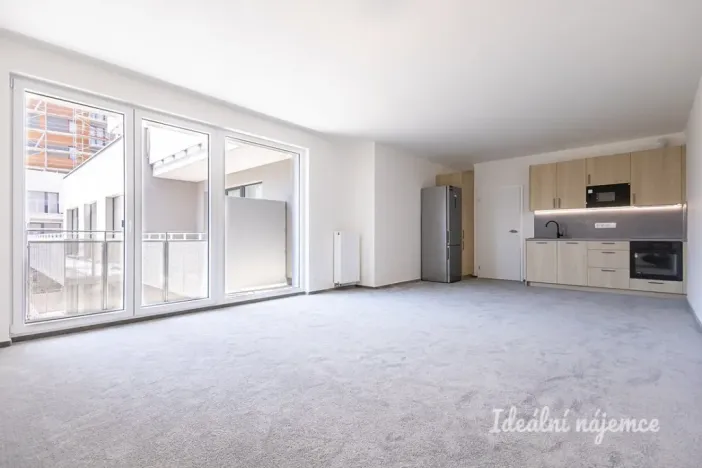 Pronájem bytu 1+kk, Praha - Vysočany, Gerstelova, 47 m2