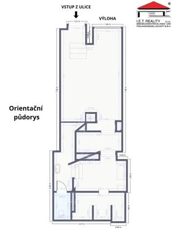 Pronájem obchodního prostoru, Brno, Minská, 46 m2