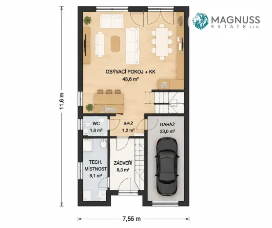 Prodej rodinného domu, Olomouc - Slavonín, 145 m2