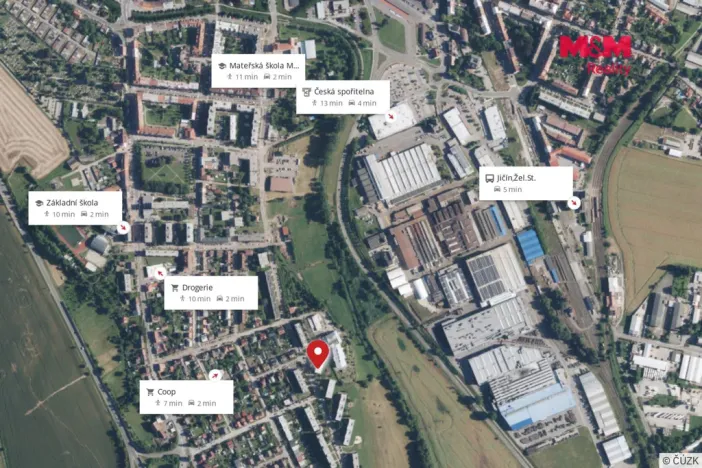Pronájem bytu 2+1, Jičín - Nové Město, Přátelství, 62 m2