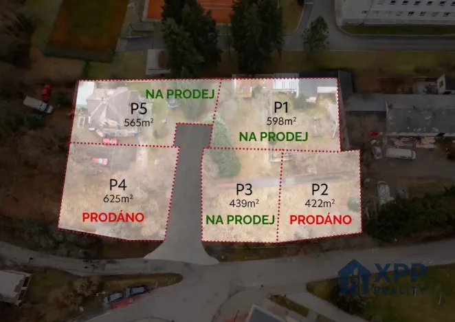 Prodej pozemku pro bydlení, Tábor, 439 m2