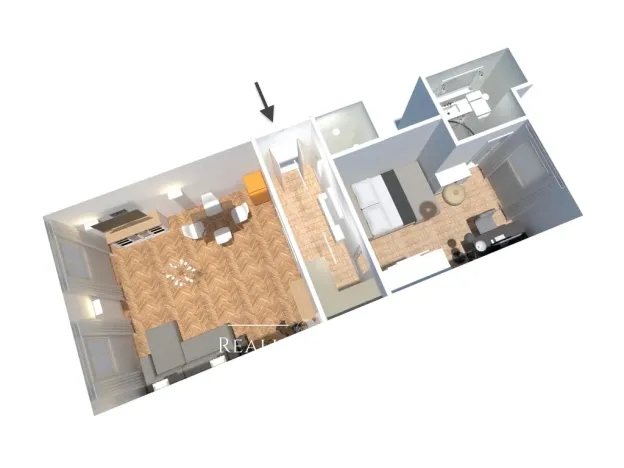 Prodej bytu 2+kk, Praha, Krásova, 49 m2
