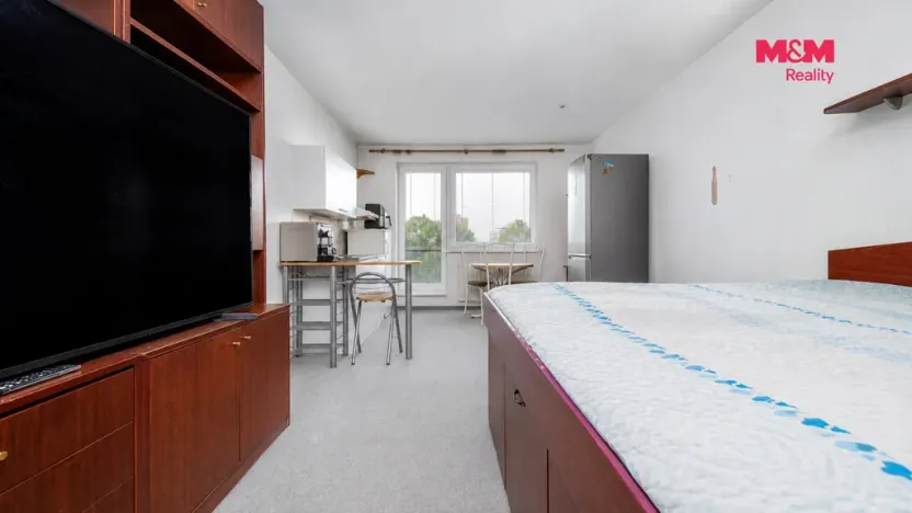 Prodej bytu 1+kk, Pardubice - Zelené Předměstí, nábřeží Závodu míru, 32 m2