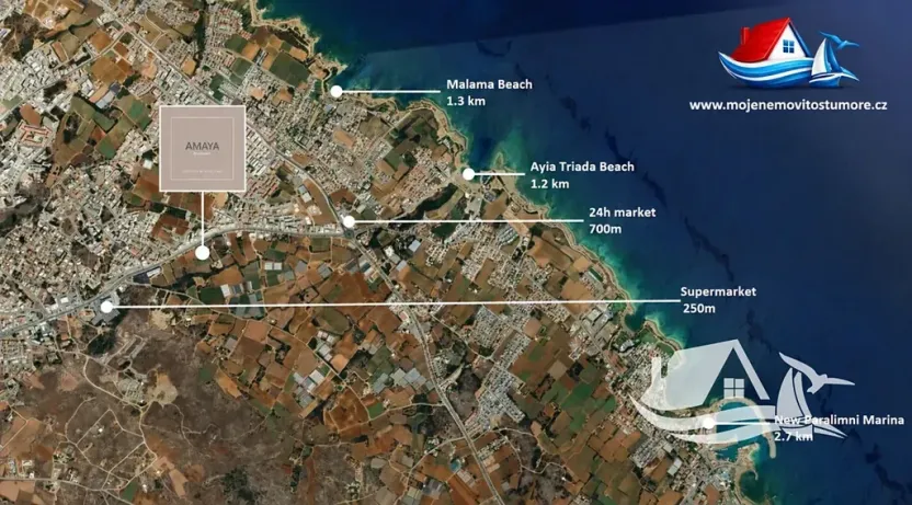 Prodej bytu 1+1, Kapparis, Kypr, 52 m2