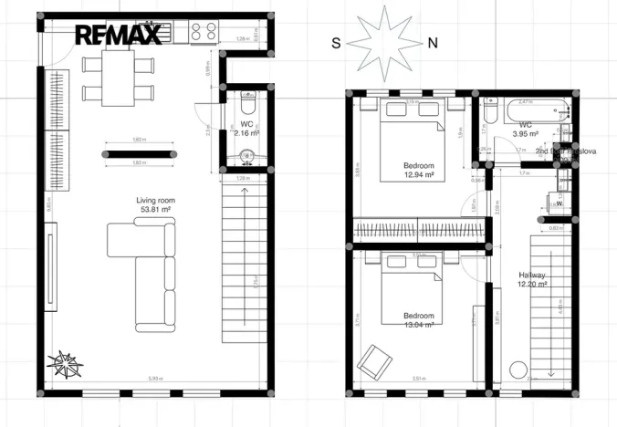 Prodej bytu 3+kk, Praha - Smíchov, Preslova, 95 m2
