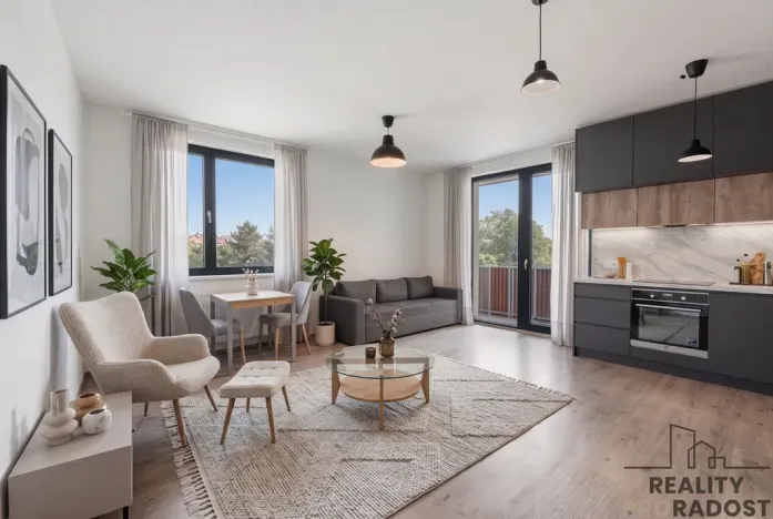 Pronájem bytu 2+kk, Praha - Modřany, Komořanská, 63 m2