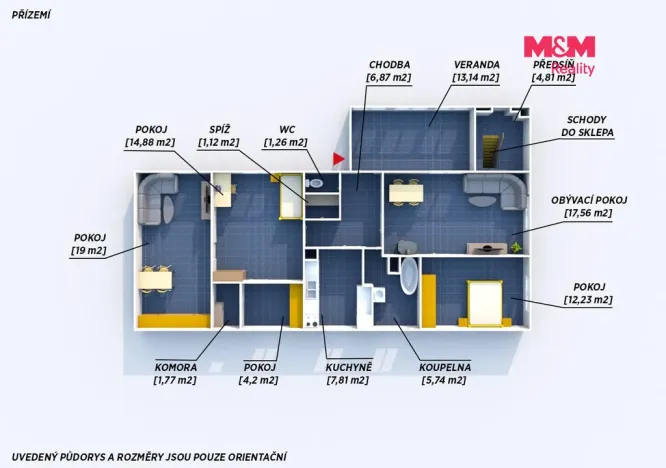 Prodej rodinného domu, Volduchy, 78 m2