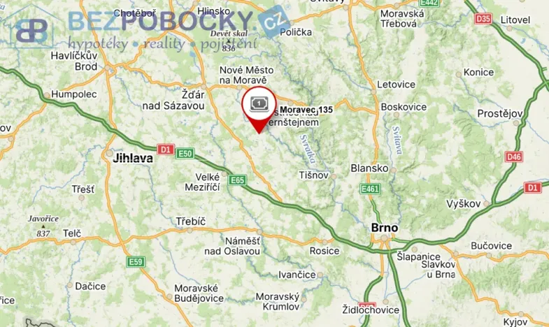 Prodej rodinného domu, Moravec, 90 m2