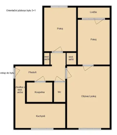 Pronájem bytu 3+1, Ostrava, Václava Košaře, 70 m2