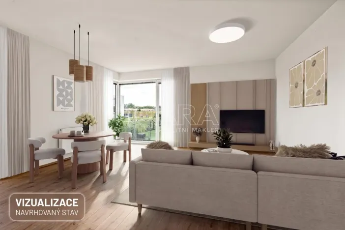 Prodej bytu 3+kk, Jinočany, Emy Destinové, 81 m2