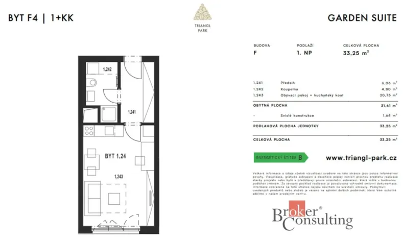 Pronájem bytu 1+kk, Plzeň - Jižní Předměstí, Železná, 33 m2