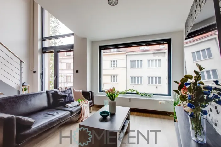 Pronájem bytu 1+kk, Praha, U libeňského pivovaru, 46 m2