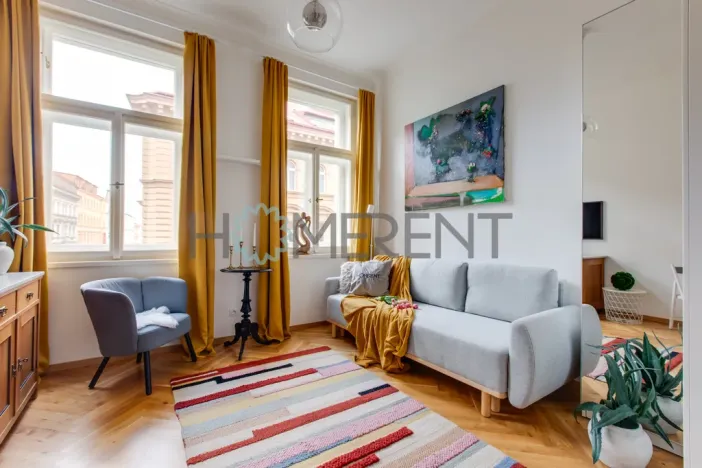 Pronájem bytu 1+kk, Praha - Vinohrady, Lublaňská, 25 m2