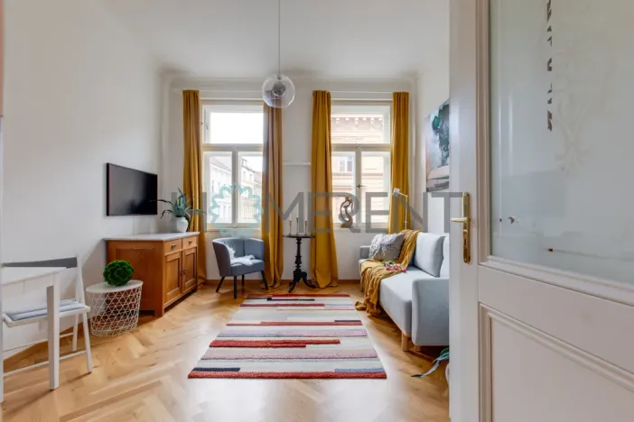 Pronájem bytu 1+kk, Praha - Vinohrady, Lublaňská, 25 m2