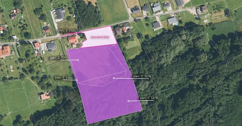 Prodej podílu pozemku pro bydlení, Doubrava, 12199 m2