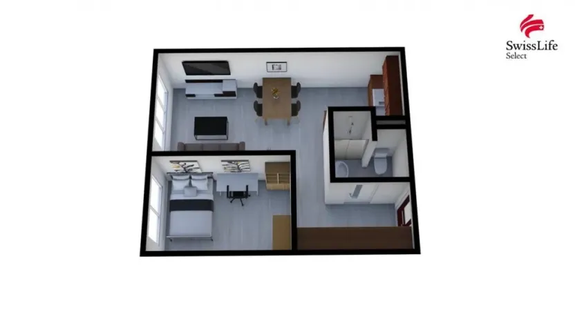 Pronájem bytu 2+kk, Praha - Krč, Pujmanové, 39 m2