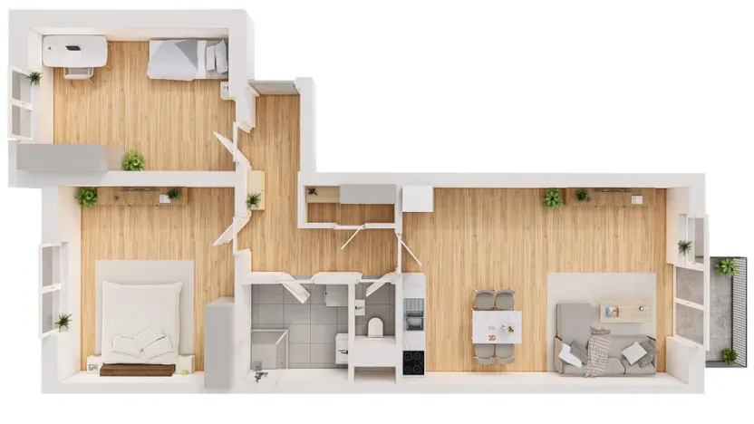 Prodej bytu 3+kk, Praha - Kunratice, Merhoutova, 84 m2
