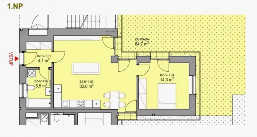 Prodej bytu 2+kk, Bučovice - Vícemilice, Osvobození, 59 m2