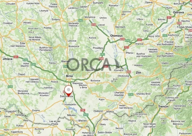 Prodej podílu pole, Žabčice, 396 m2