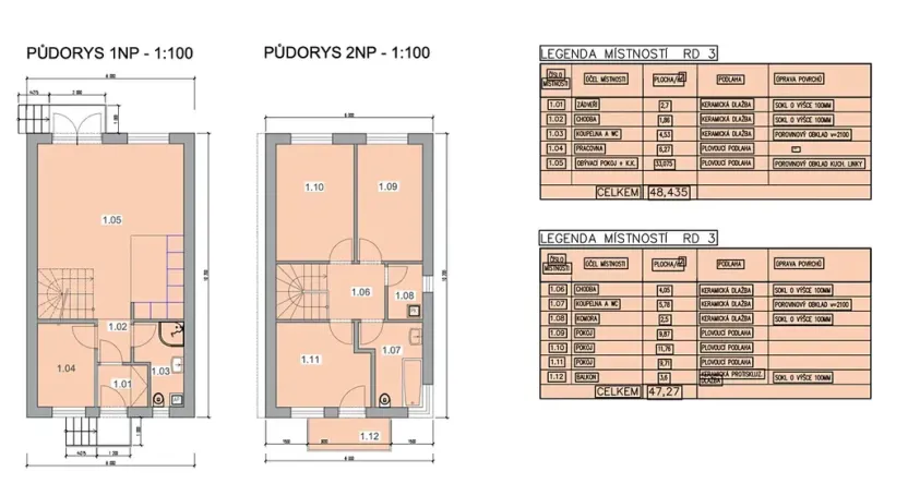 Prodej rodinného domu, Bdeněves, 95 m2