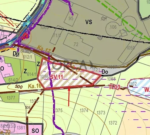 Prodej komerčního pozemku, Kadov, 6728 m2