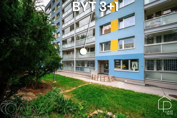 Prodej bytu 3+1, Praha - Háje, Emilie Hyblerové, 69 m2
