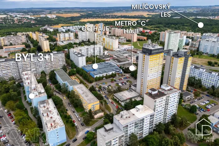 Prodej bytu 3+1, Praha - Háje, Emilie Hyblerové, 69 m2