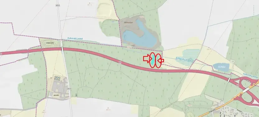 Prodej podílu lesa, Líně, 425 m2