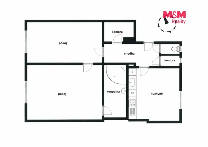 Prodej bytu 2+1, Praha - Žižkov, Baranova, 90 m2