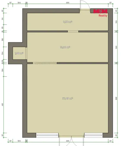Pronájem obchodního prostoru, Most, Javorová, 58 m2