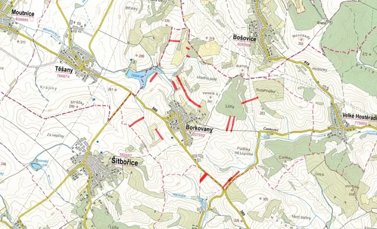 Prodej pole, Borkovany, 68043 m2