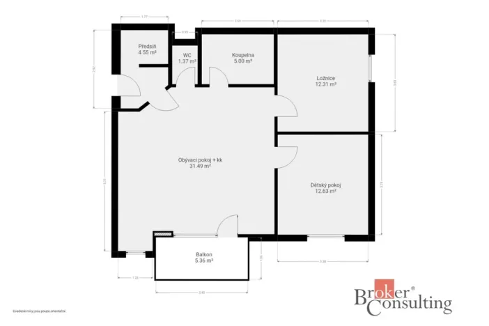 Pronájem bytu 3+kk, Chrášťany, Oranžová, 72 m2