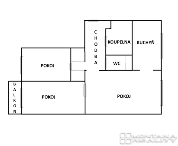 Prodej bytu 3+1, Olomouc, Stiborova, 68 m2