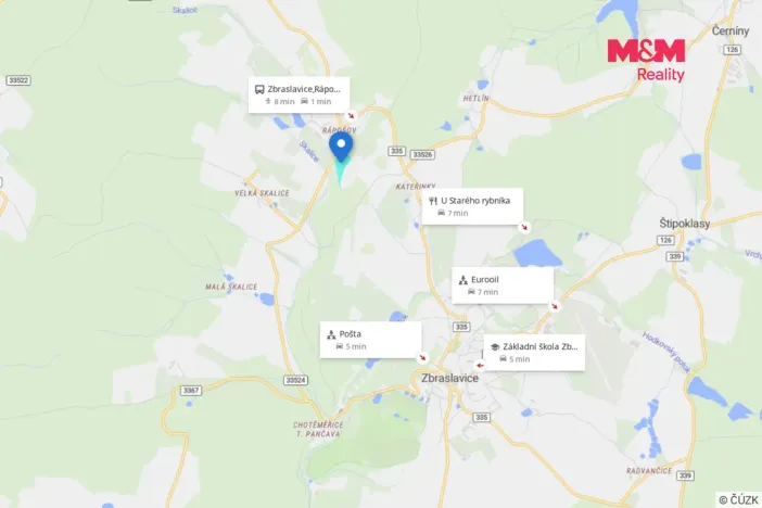 Prodej louky, Zbraslavice - Rápošov, 20487 m2