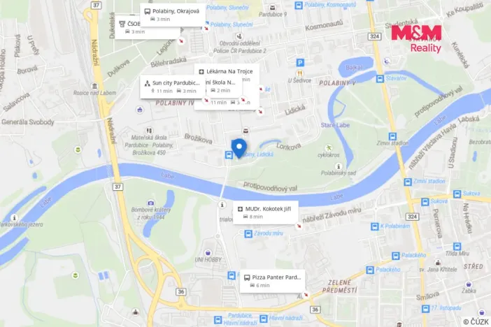 Prodej bytu 3+kk, Pardubice - Polabiny, Partyzánů, 80 m2