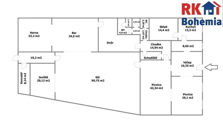 Prodej rodinného domu, Kolín, Veltrubská, 411 m2