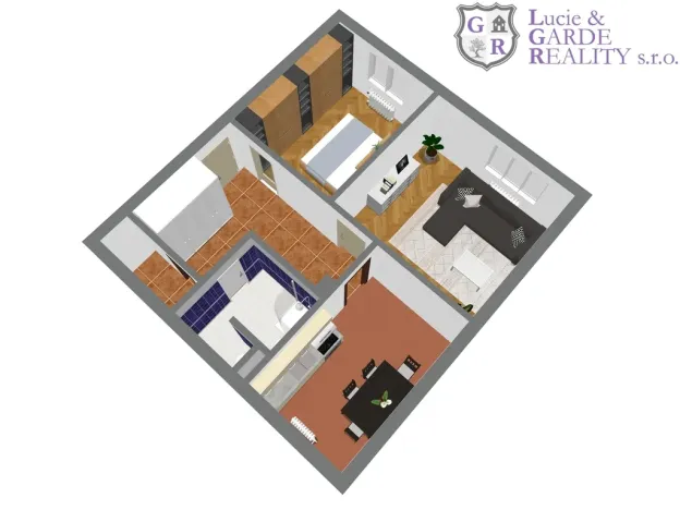 Prodej bytu 2+1, Sezimovo Ústí, Táboritů, 74 m2