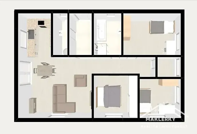 Pronájem rodinného domu, Dětenice, 84 m2