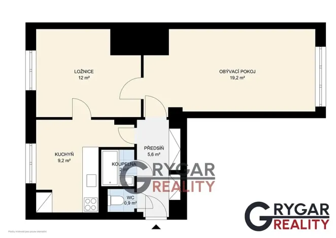 Prodej bytu 2+1, Praha - Strašnice, Kounická, 50 m2
