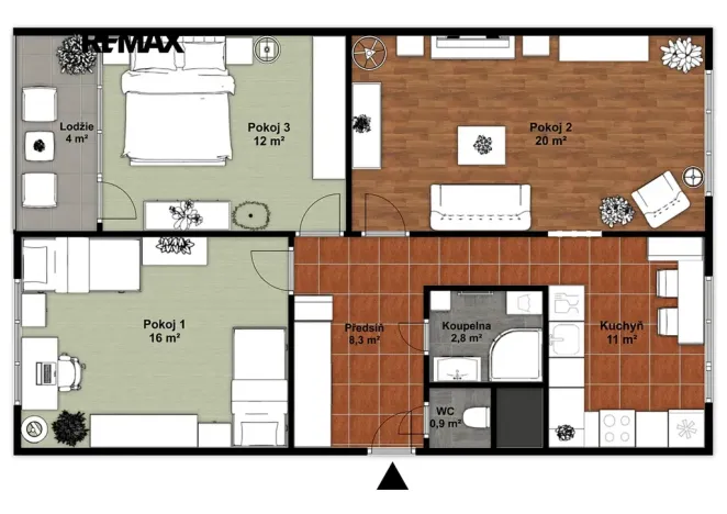 Pronájem bytu 3+1, Plzeň, Strážnická, 71 m2