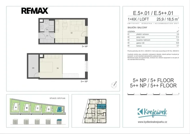 Prodej bytu 2+kk, Praha - Libeň, Novovysočanská, 45 m2